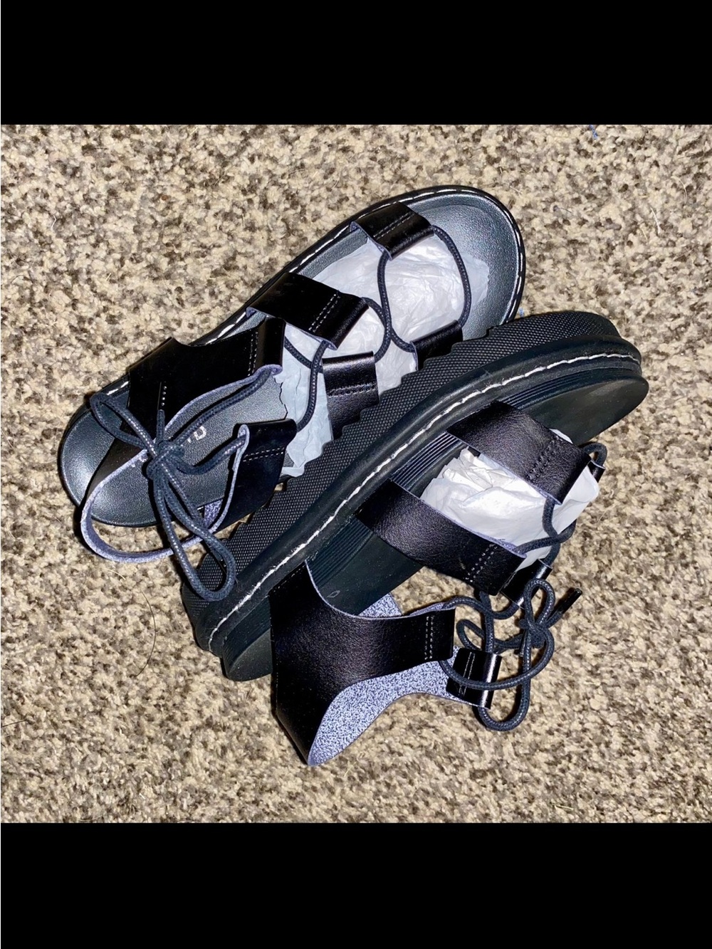Torrid Women's Black Strappy Platform Sandals - Picture 2 of 4